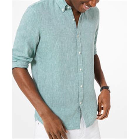 michael kors men's shirts macy's|Michael Kors dress shirts clearance.